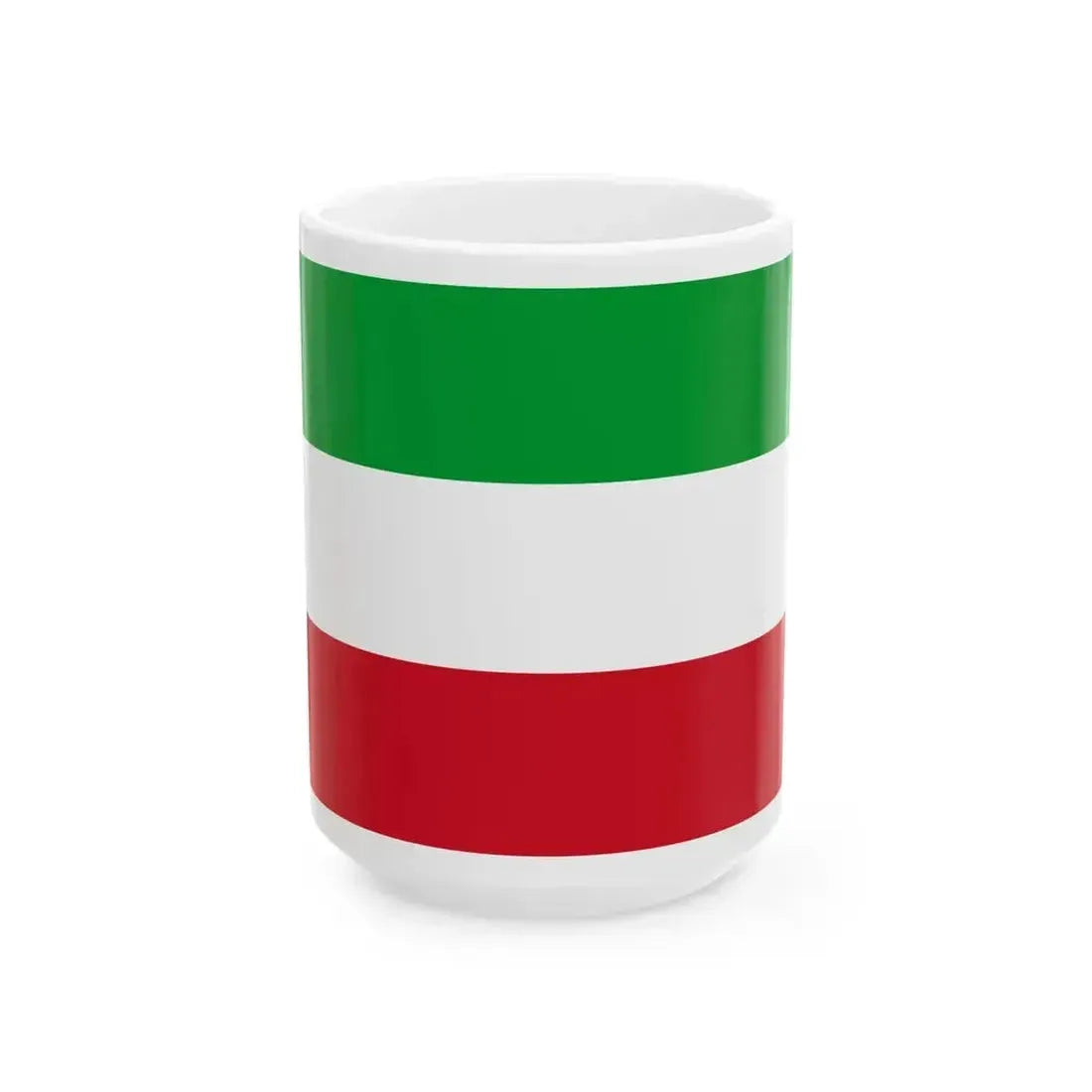 Flag of Argun Chechnya 2010 (Russia) White Coffee Mug 15oz - Go Mug Yourself