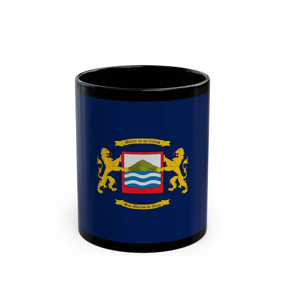 Flag of Arica Chile - Black Coffee Mug 11oz - Go Mug Yourself