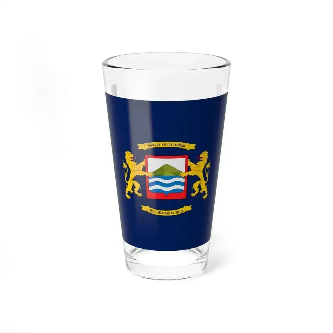Flag of Arica Chile - Pint Glass 16oz 16oz - Go Mug Yourself