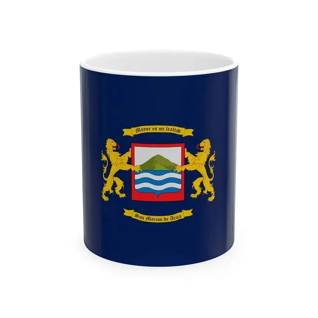 Flag of Arica Chile - White Coffee Mug - Go Mug Yourself