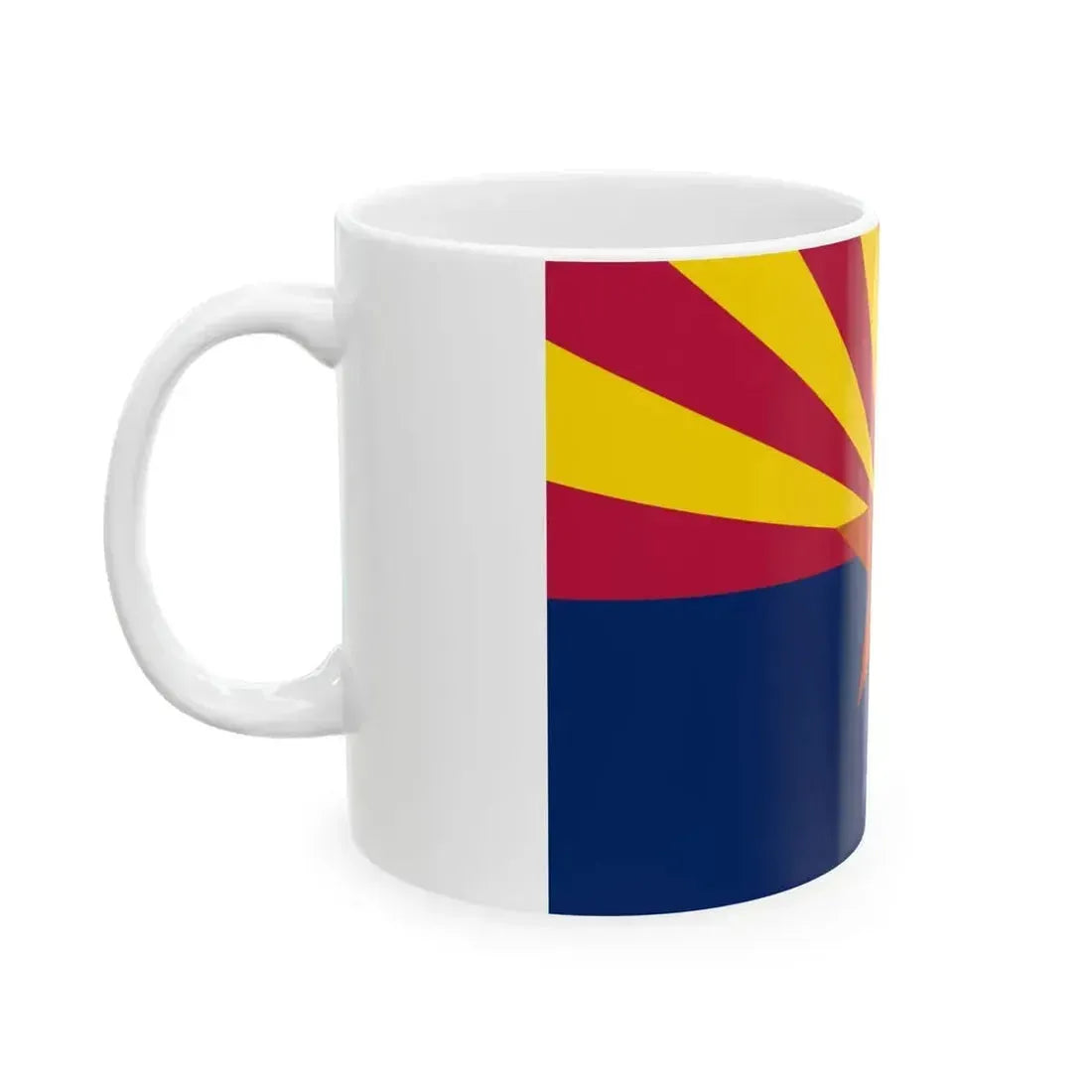 Flag of Arizona 3-2 (United States) White Coffee Mug - Go Mug Yourself
