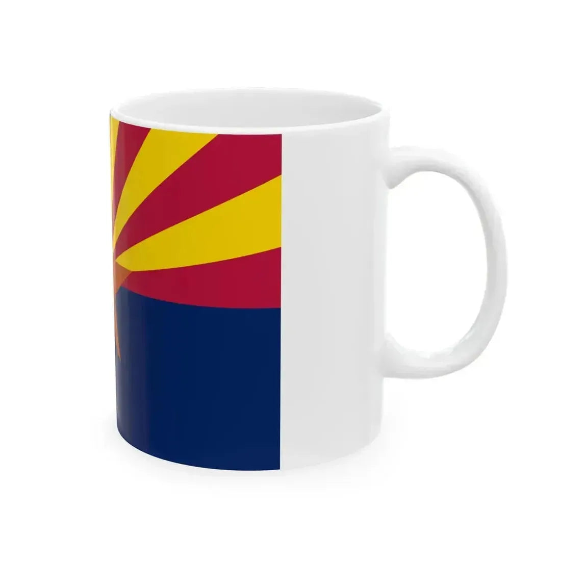 Flag of Arizona 3-2 (United States) White Coffee Mug - Go Mug Yourself