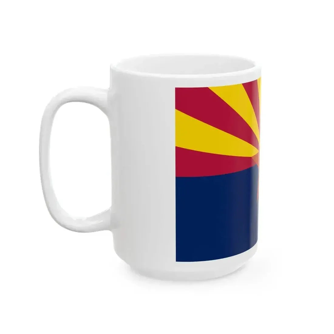 Flag of Arizona 3-2 (United States) White Coffee Mug - Go Mug Yourself