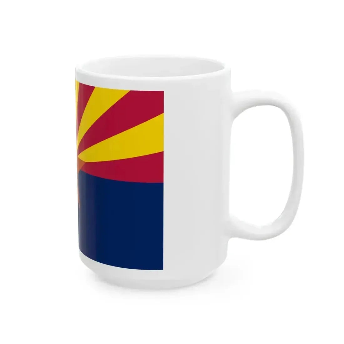 Flag of Arizona 3-2 (United States) White Coffee Mug - Go Mug Yourself