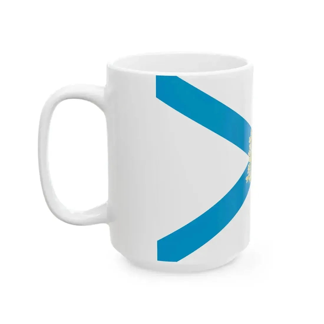 Flag of Arkhangelsk Oblast (Russia) White Coffee Mug - Go Mug Yourself