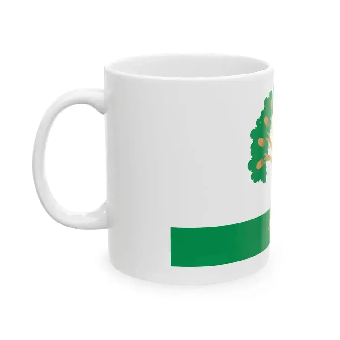 Flag of Arkhangelsky rayon (Russia) White Coffee Mug - Go Mug Yourself