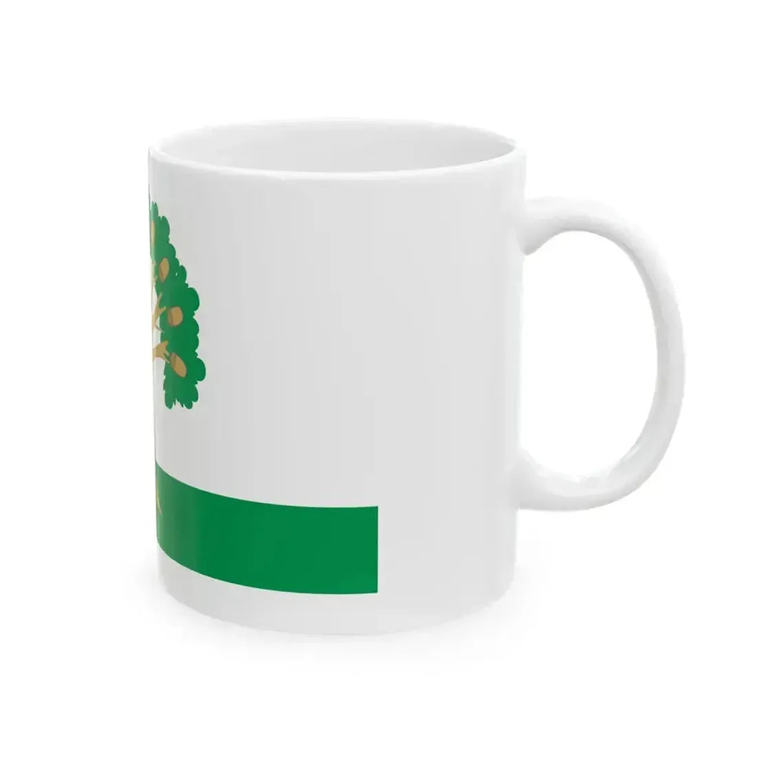 Flag of Arkhangelsky rayon (Russia) White Coffee Mug - Go Mug Yourself