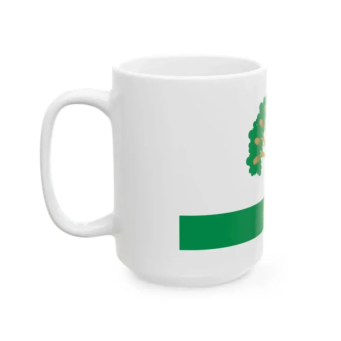 Flag of Arkhangelsky rayon (Russia) White Coffee Mug - Go Mug Yourself