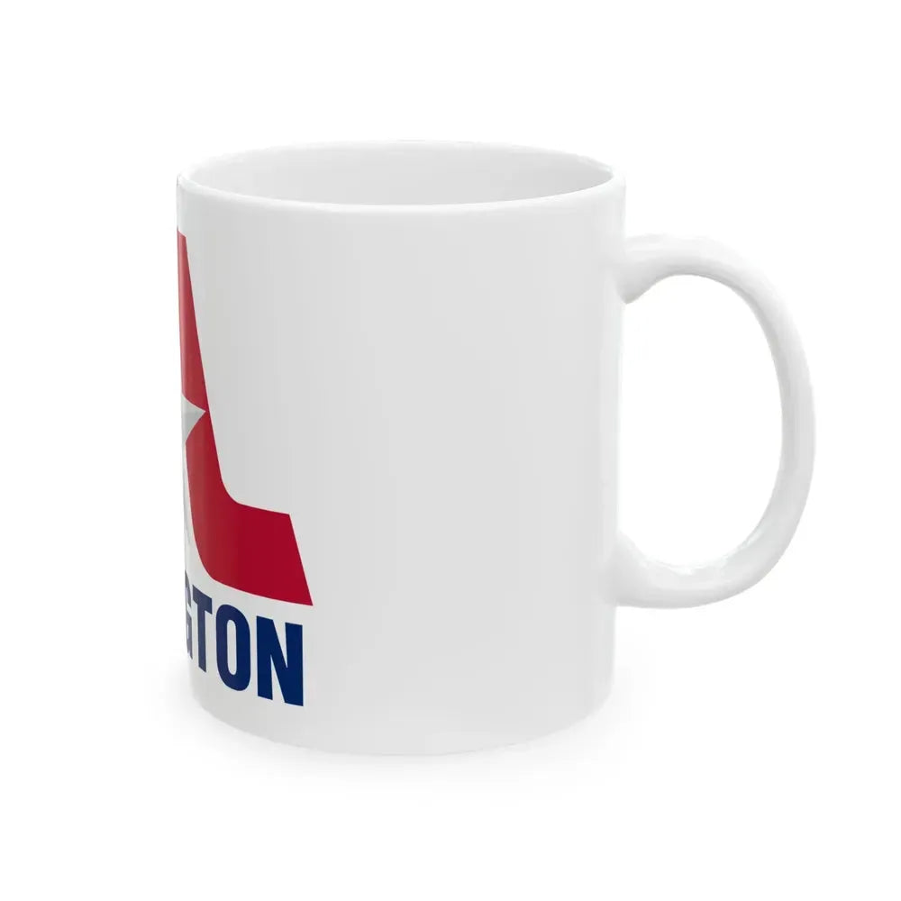 Flag of Arlington Texas (United States) White Coffee Mug - Go Mug Yourself
