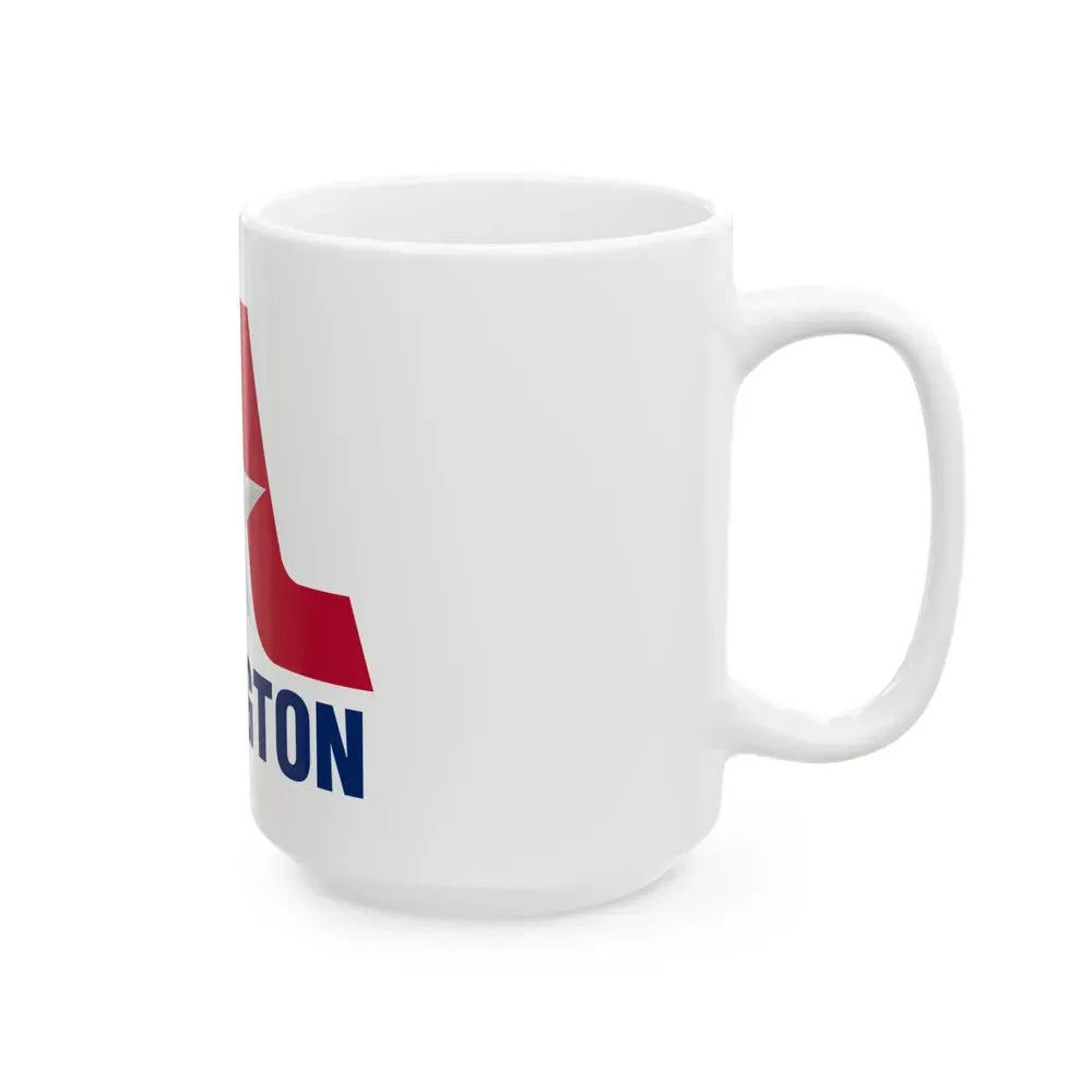 Flag of Arlington Texas (United States) White Coffee Mug - Go Mug Yourself