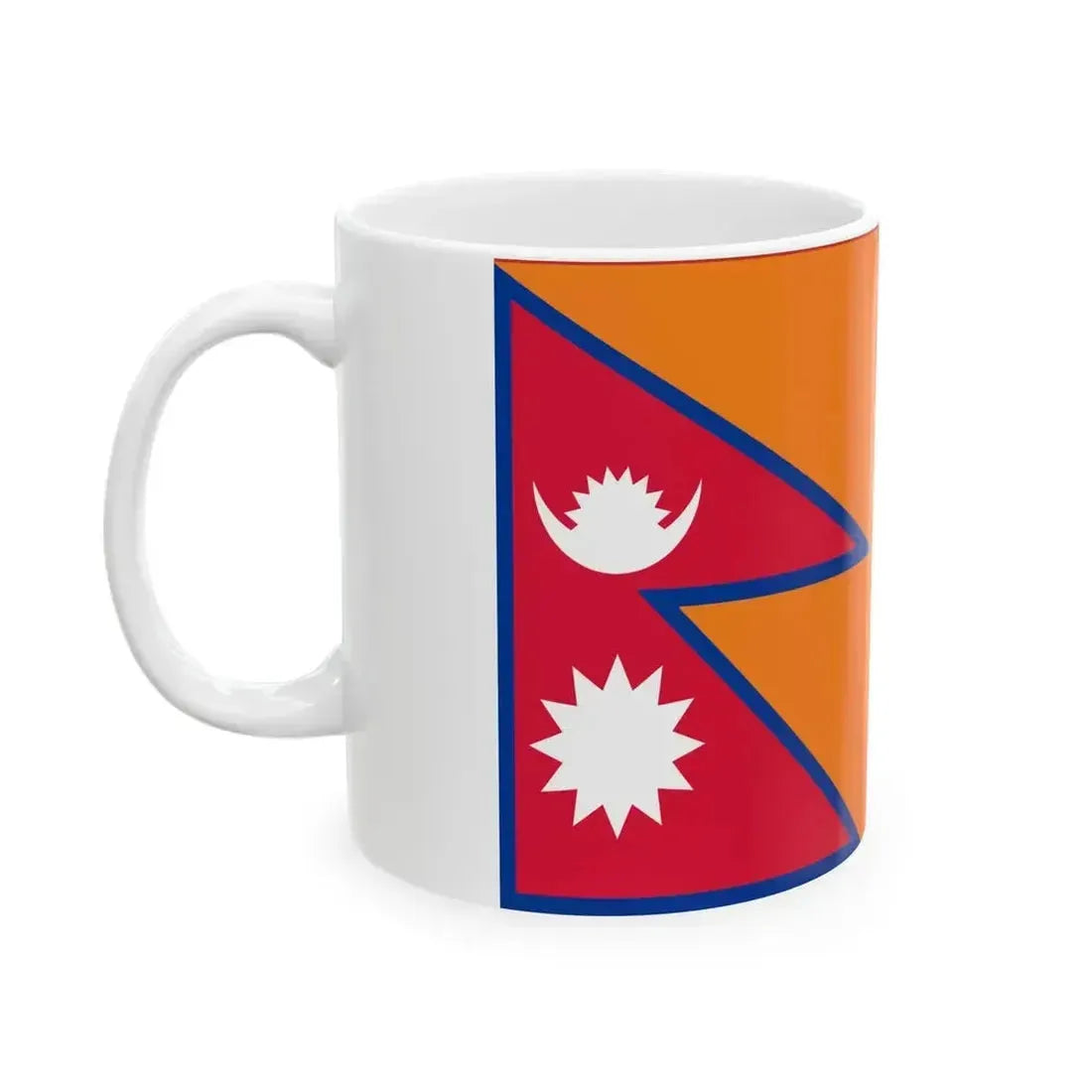 Flag of Armed Police Force Nepal 2001-2008 (Nepal) White Coffee Mug - Go Mug Yourself