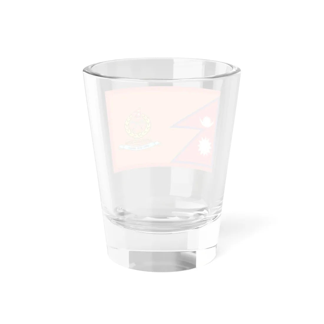 Flag of Armed Police Force Nepal ceremonial (Nepal) Shot Glass 1.5oz - Go Mug Yourself