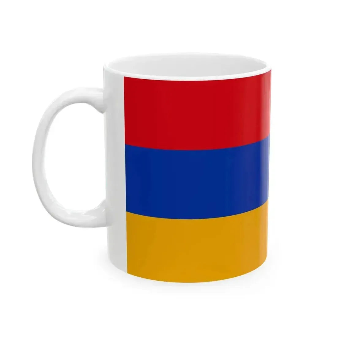 Flag of Armenia (Armenia) White Coffee Mug - Go Mug Yourself