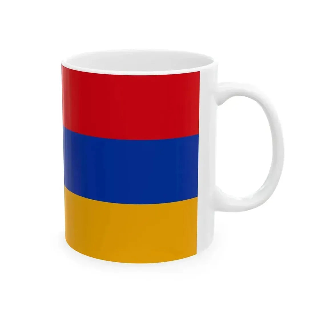 Flag of Armenia (Armenia) White Coffee Mug - Go Mug Yourself