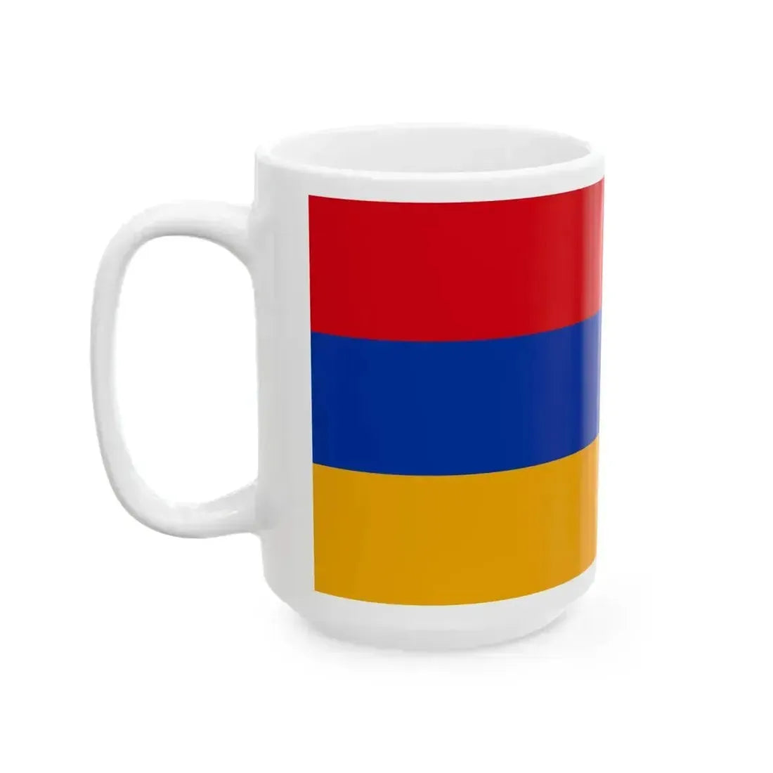 Flag of Armenia (Armenia) White Coffee Mug - Go Mug Yourself