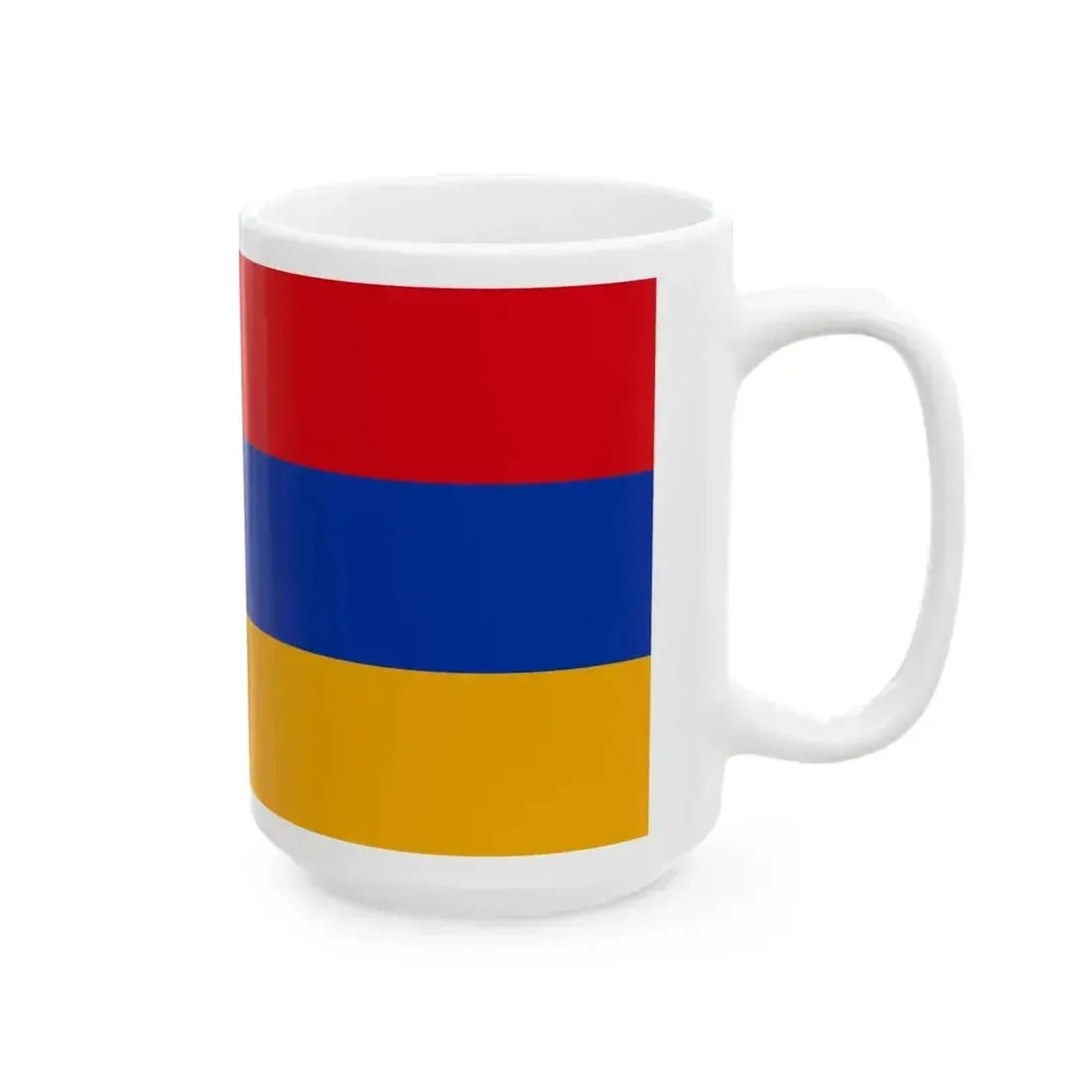 Flag of Armenia (Armenia) White Coffee Mug - Go Mug Yourself