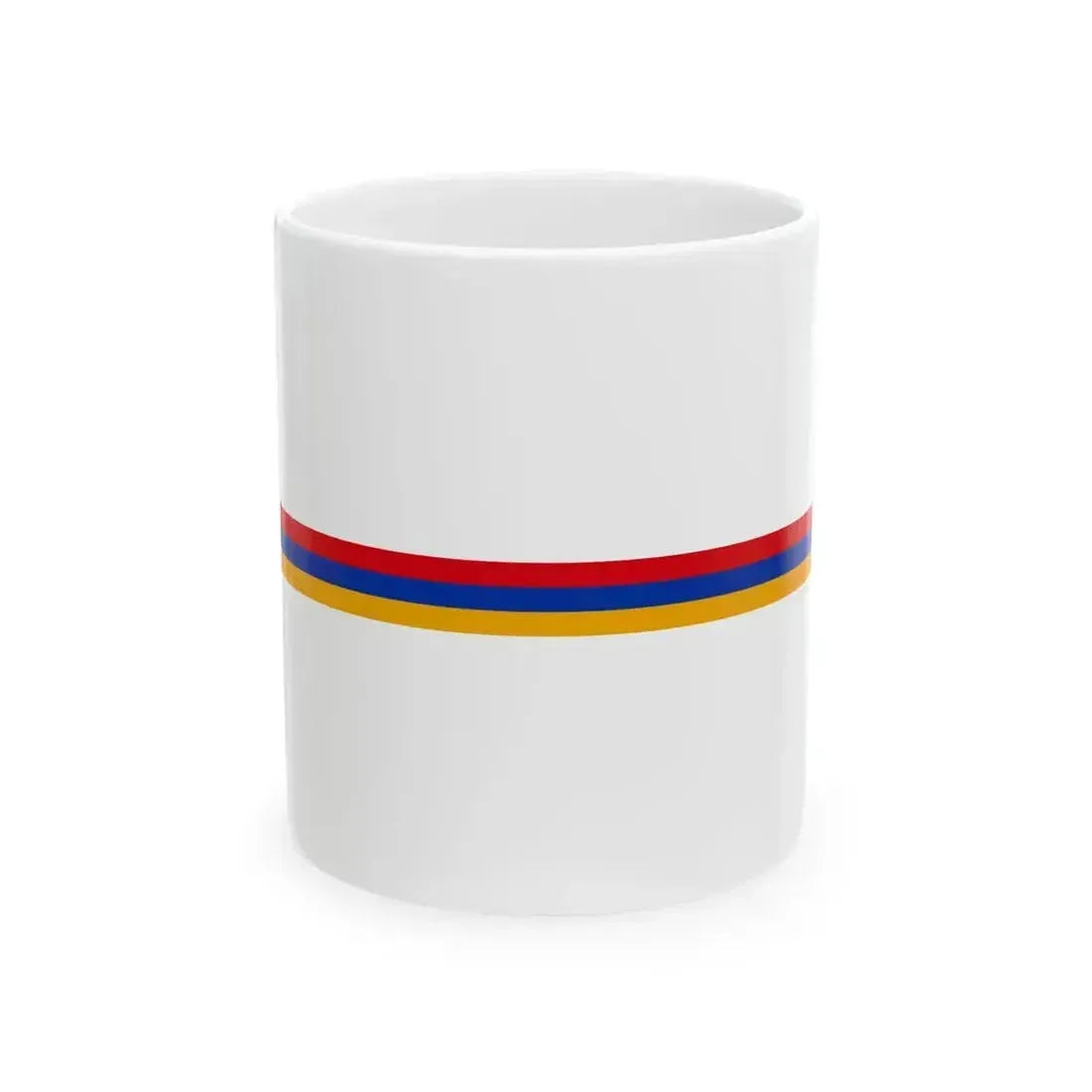 Flag of Armenia bar (Armenia) White Coffee Mug 11oz - Go Mug Yourself