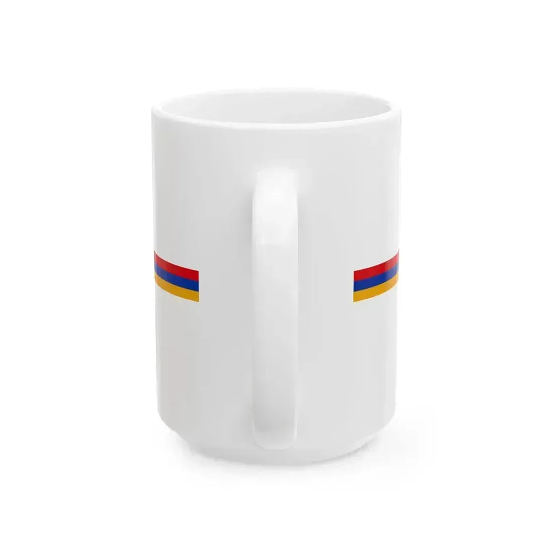 Flag of Armenia bar (Armenia) White Coffee Mug - Go Mug Yourself