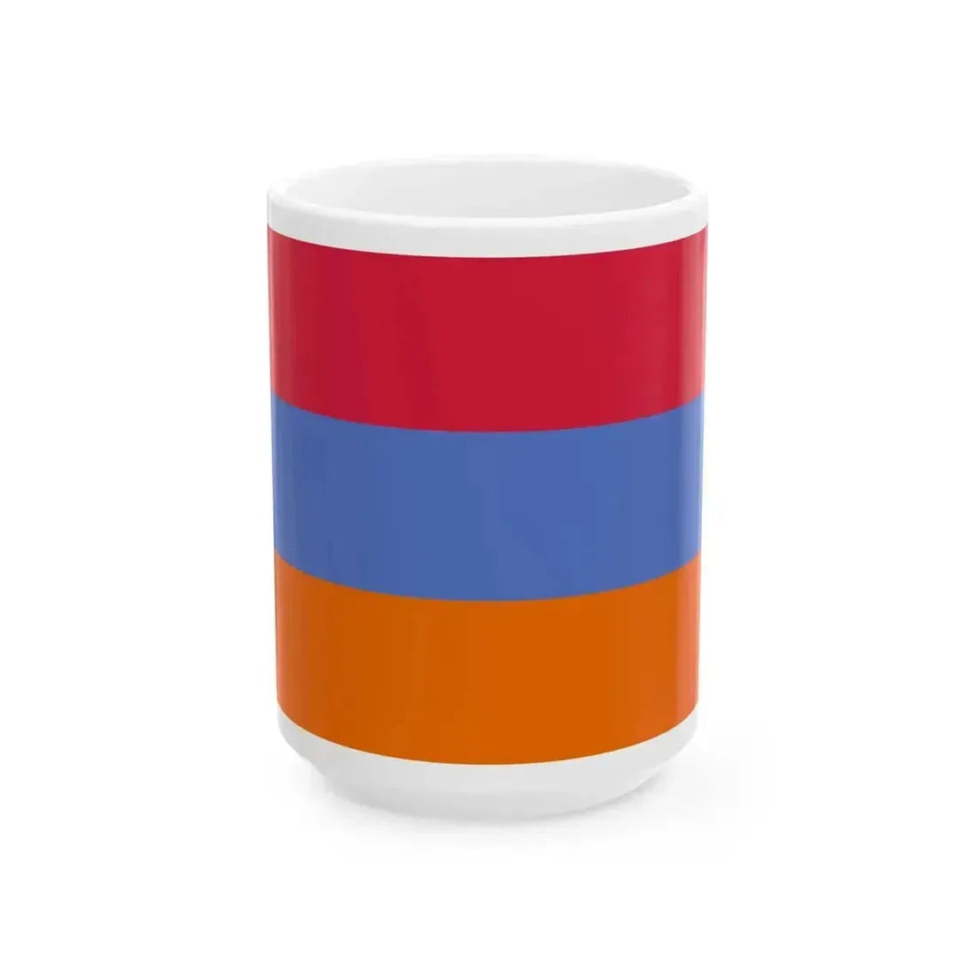 Flag of Armenia variant (Armenia) White Coffee Mug 15oz - Go Mug Yourself