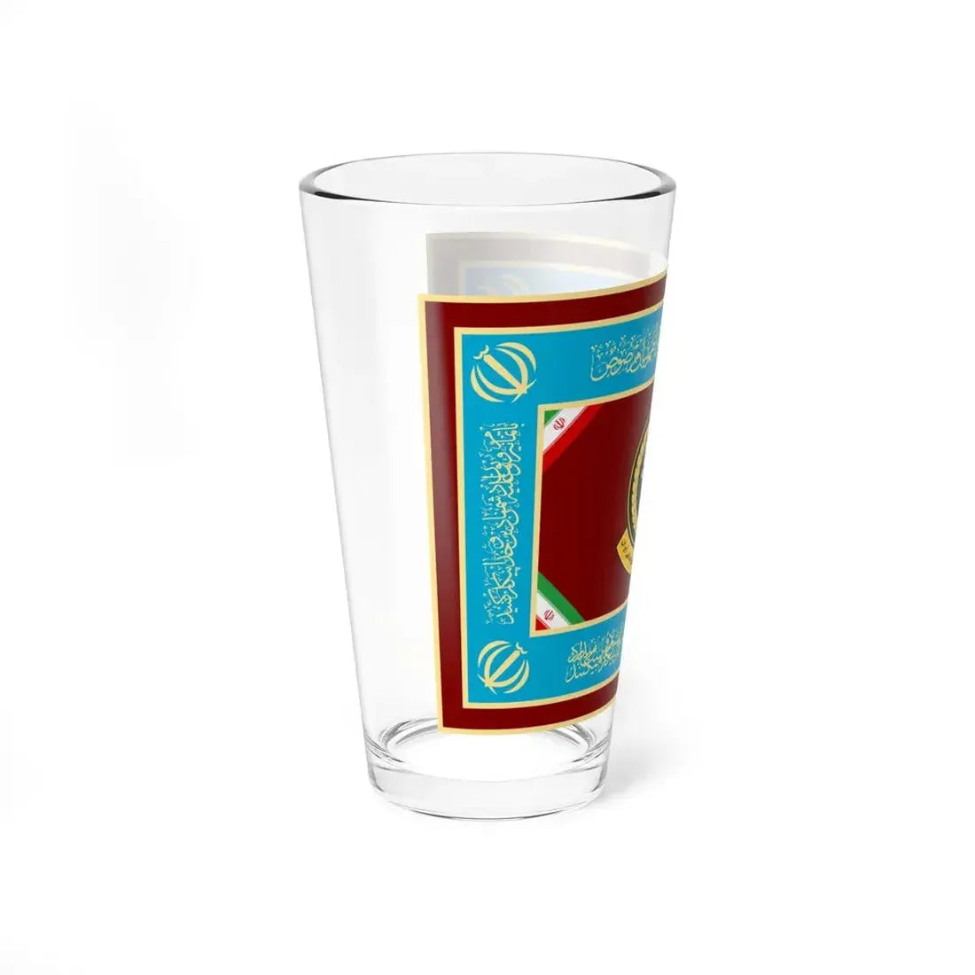 Flag of Army Medical Sciences University of Islamic Republic of Iran (Iran) Pint Glass 16oz - Go Mug Yourself