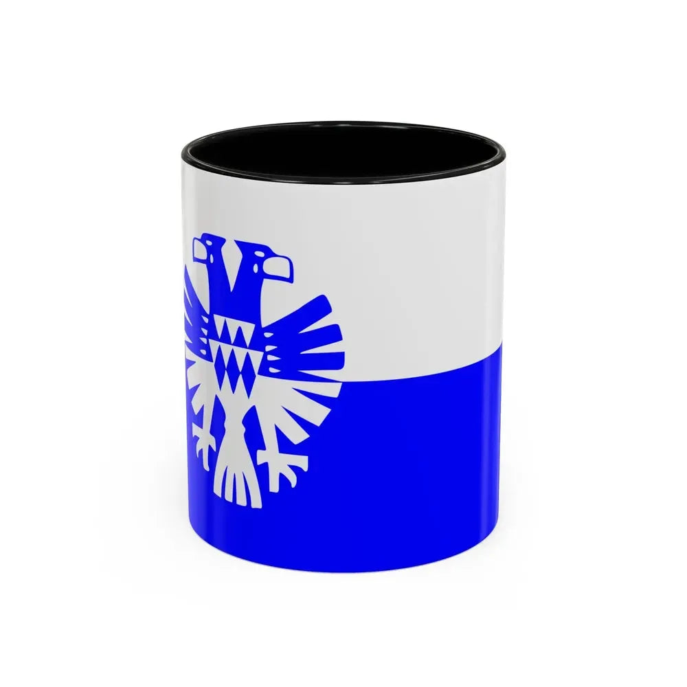 Flag of Arnhem the capital city of the largest province of Gelderland Netherlands - Accent Coffee Mug 11oz Black - Go Mug Yourself