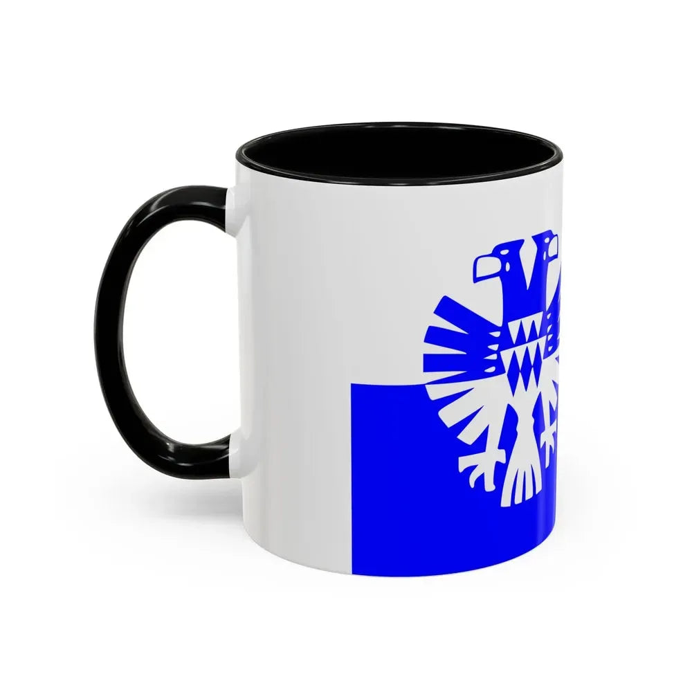 Flag of Arnhem the capital city of the largest province of Gelderland Netherlands - Accent Coffee Mug - Go Mug Yourself