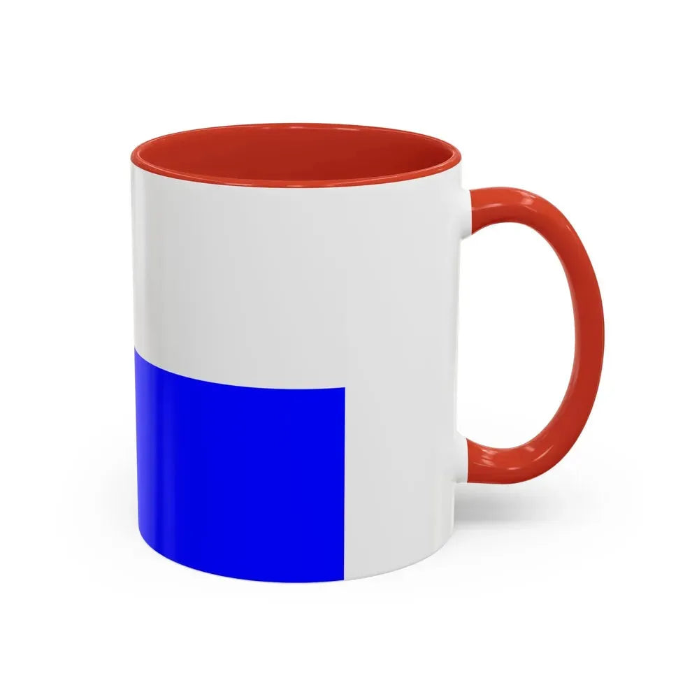 Flag of Arnhem the capital city of the largest province of Gelderland Netherlands - Accent Coffee Mug - Go Mug Yourself