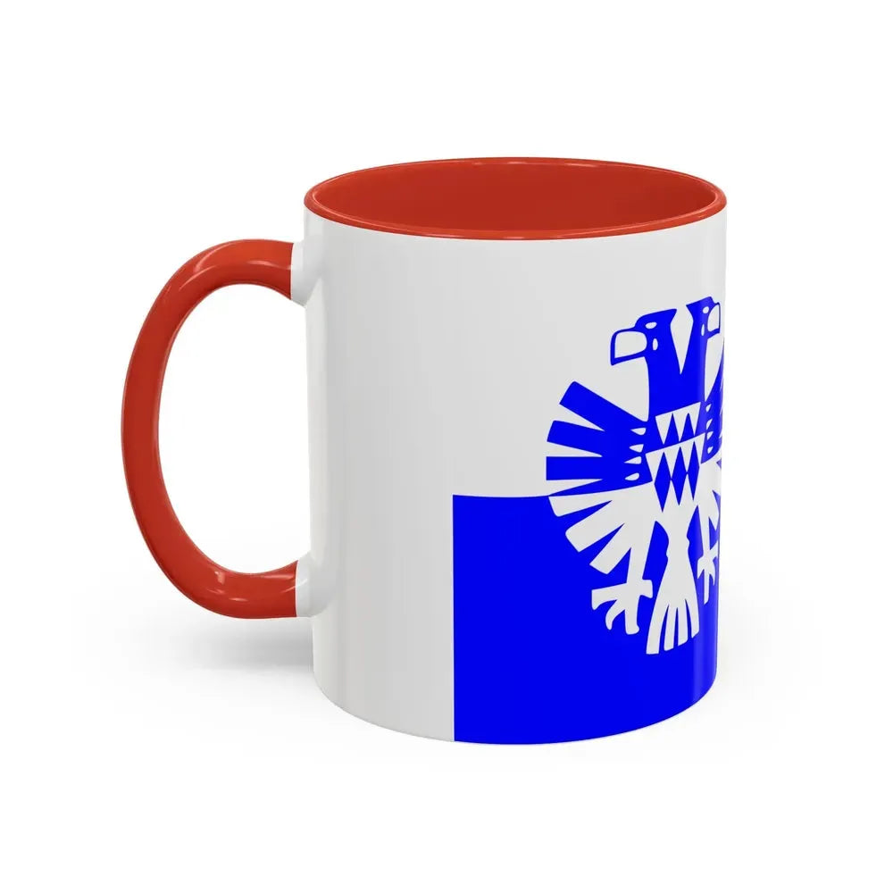 Flag of Arnhem the capital city of the largest province of Gelderland Netherlands - Accent Coffee Mug - Go Mug Yourself