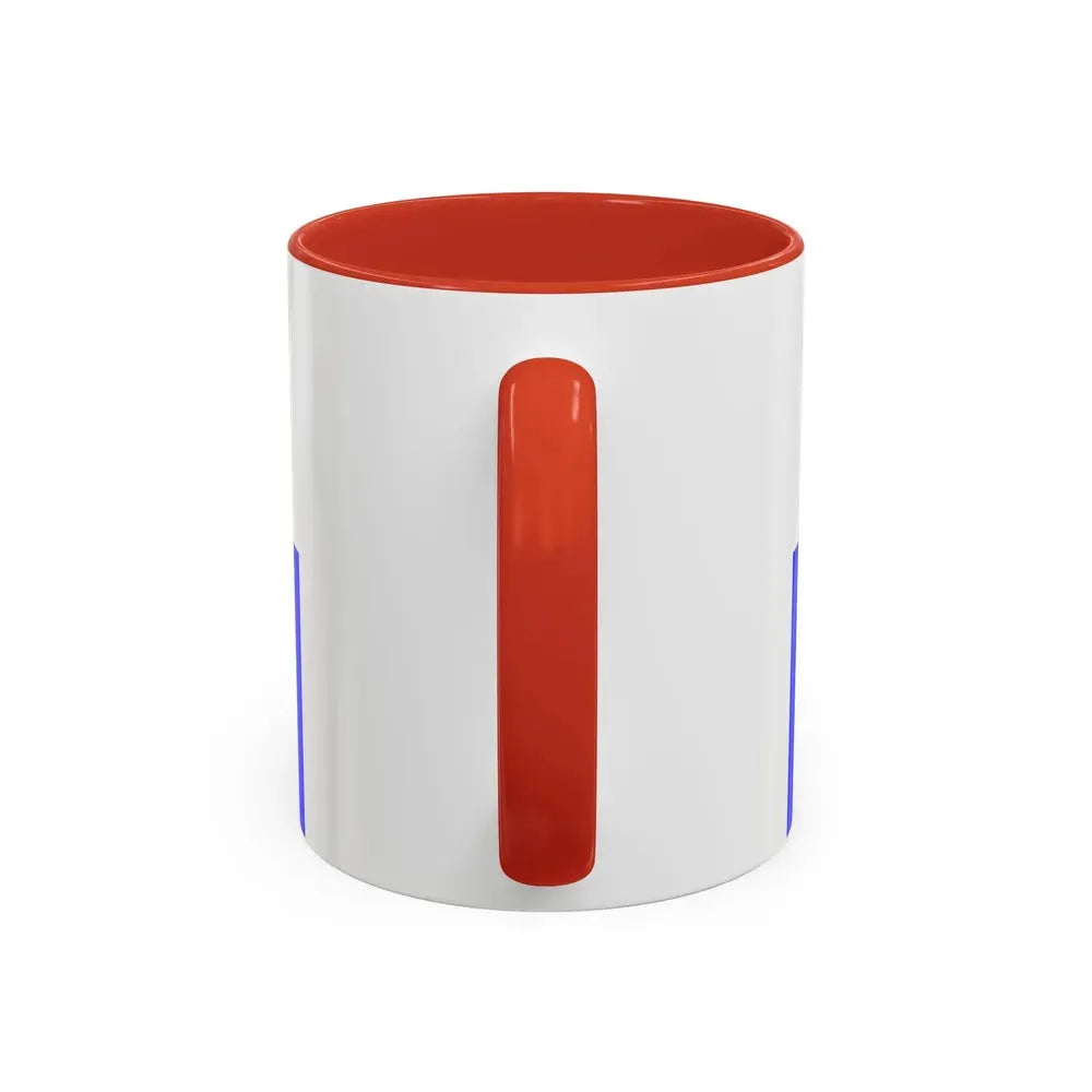 Flag of Arnhem the capital city of the largest province of Gelderland Netherlands - Accent Coffee Mug - Go Mug Yourself