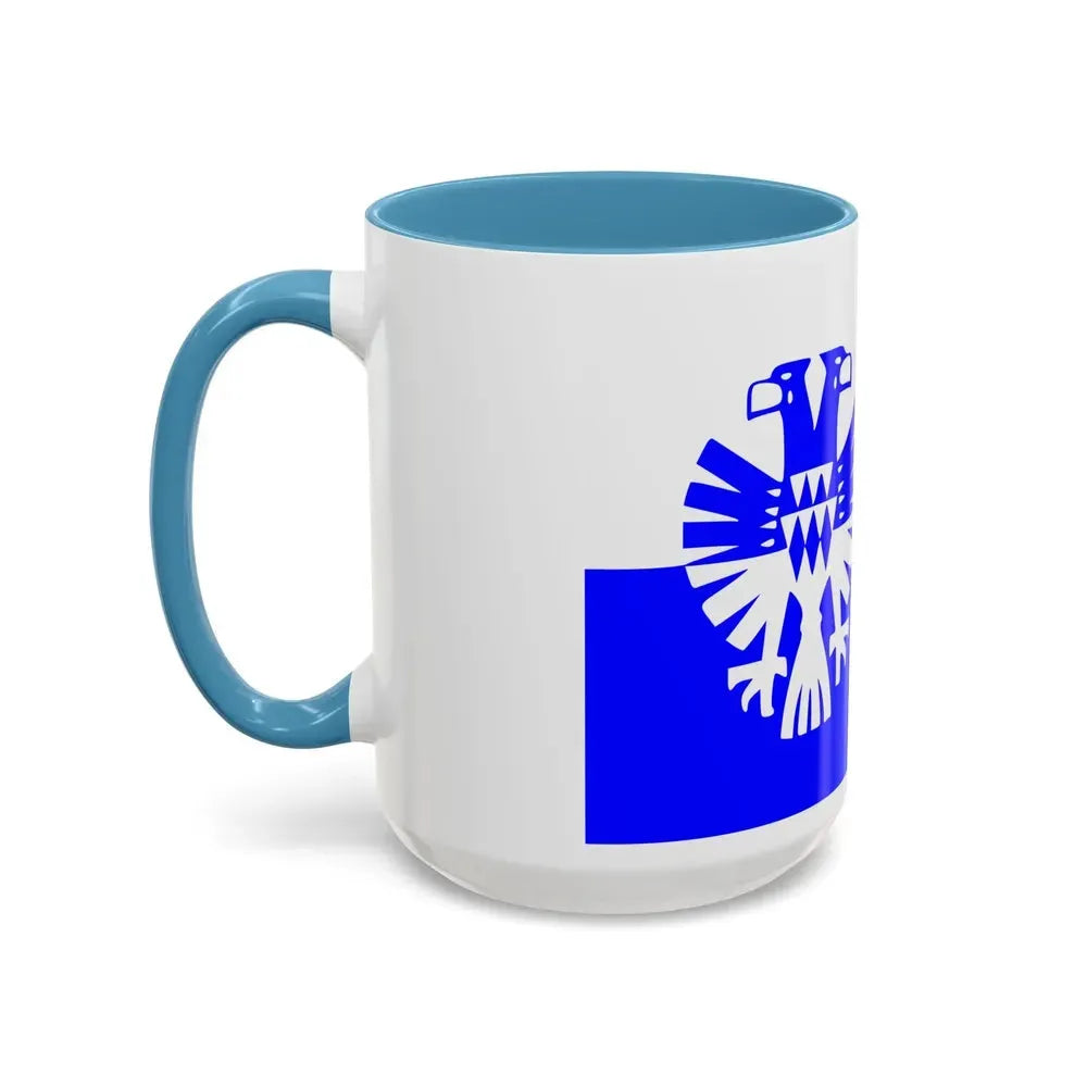 Flag of Arnhem the capital city of the largest province of Gelderland Netherlands - Accent Coffee Mug - Go Mug Yourself