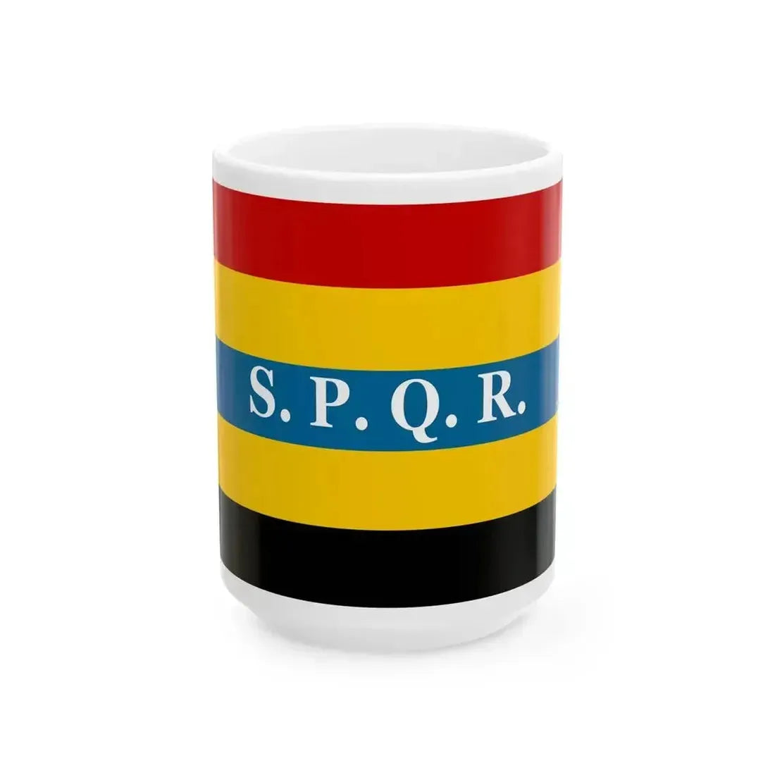 Flag of Aromanians in 1848 (Oman) White Coffee Mug 15oz - Go Mug Yourself