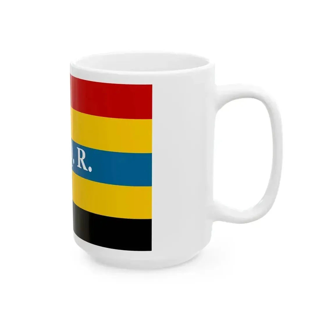 Flag of Aromanians in 1848 (Oman) White Coffee Mug - Go Mug Yourself