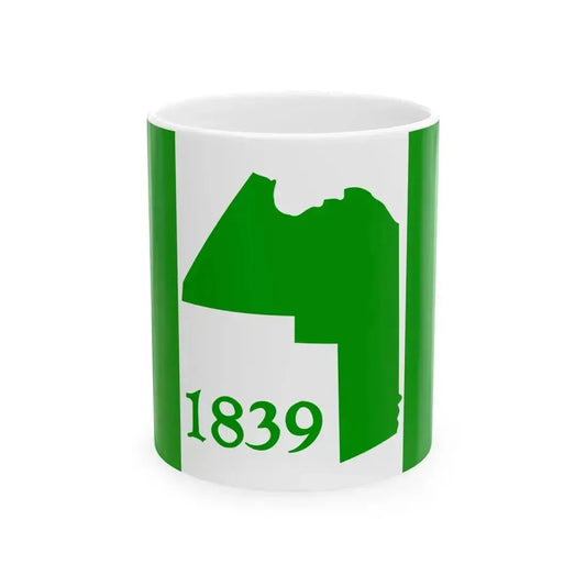 Flag of Aroostook County Maine (United States) White Coffee Mug 11oz - Go Mug Yourself