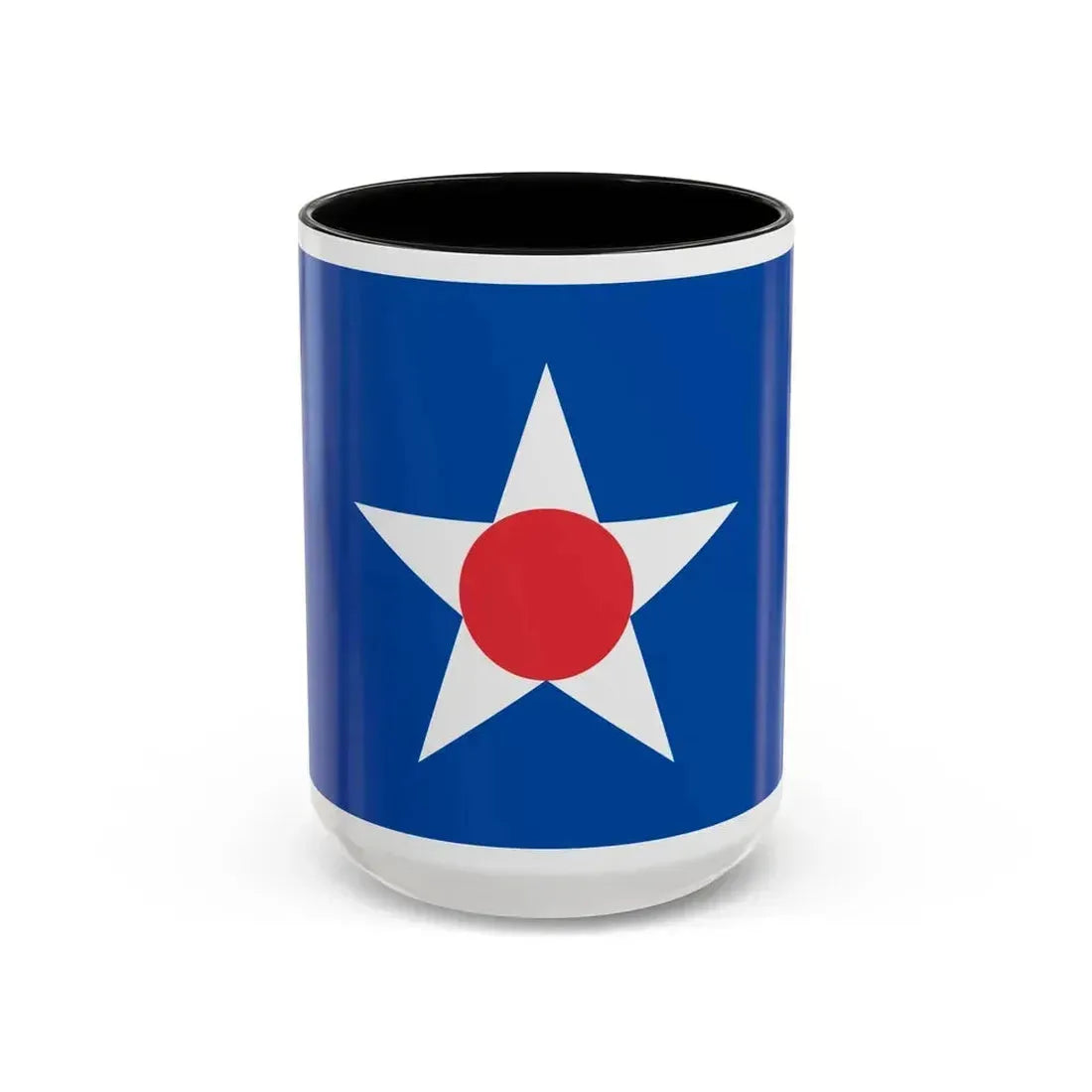 Flag of Asahikawa Hokkaido Japan - Accent Coffee Mug 15oz Black - Go Mug Yourself