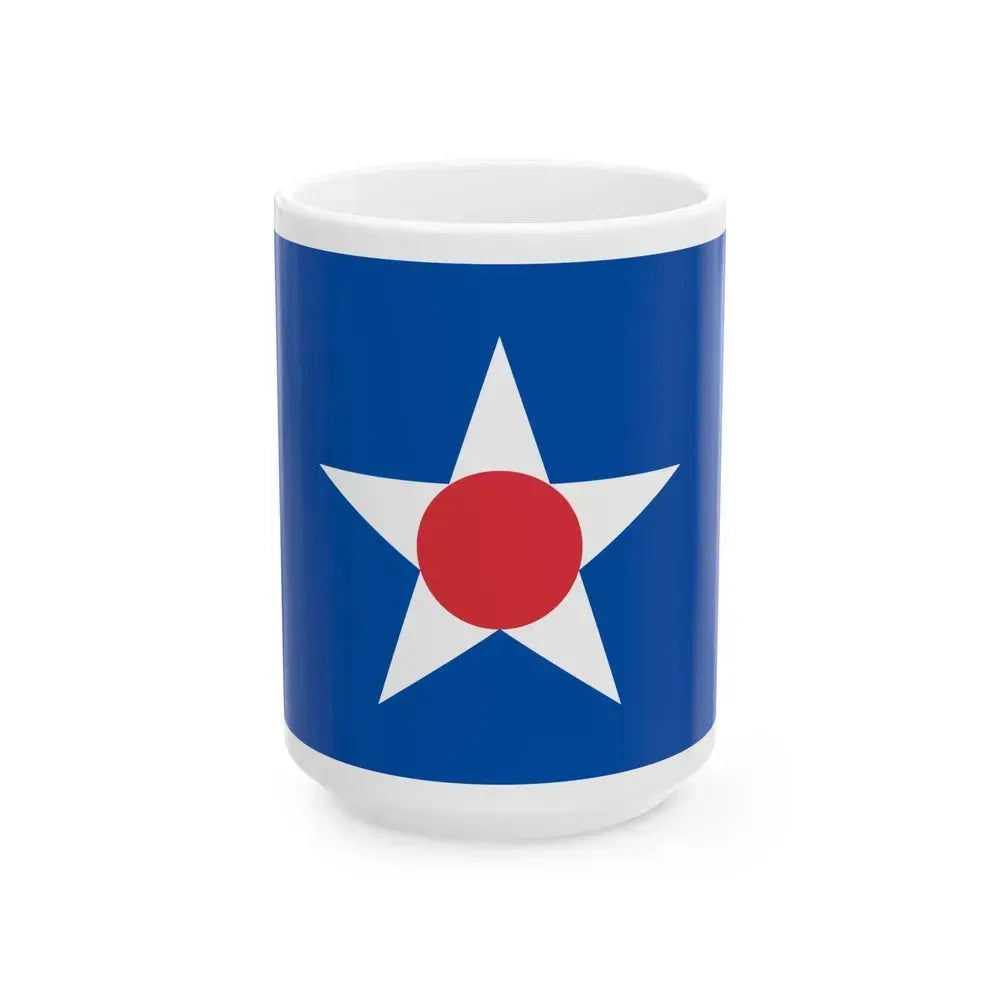 Flag of Asahikawa Hokkaido Japan - White Coffee Mug 15oz - Go Mug Yourself