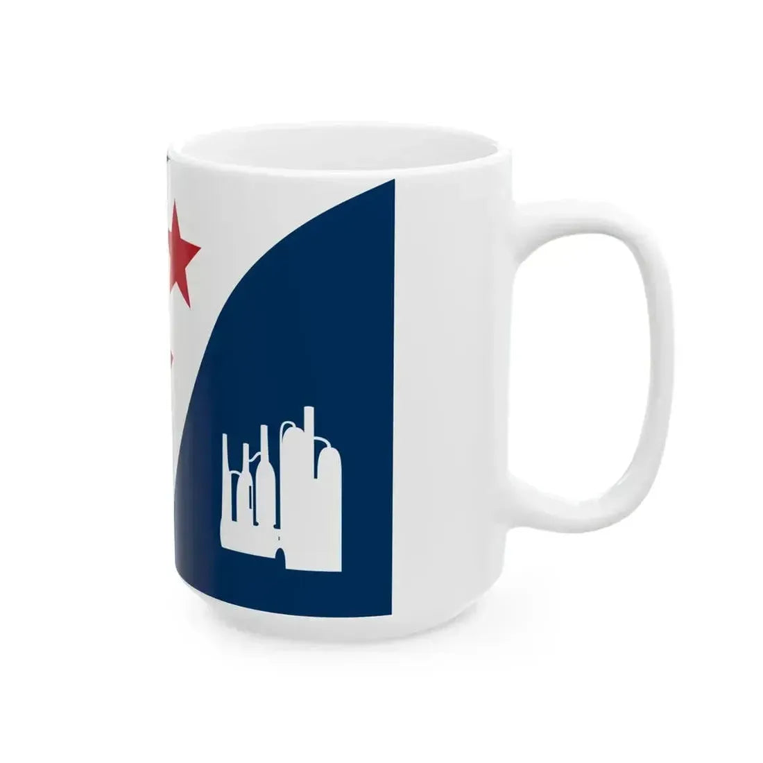 Flag of Ascension Parish Louisiana (United States) White Coffee Mug - Go Mug Yourself