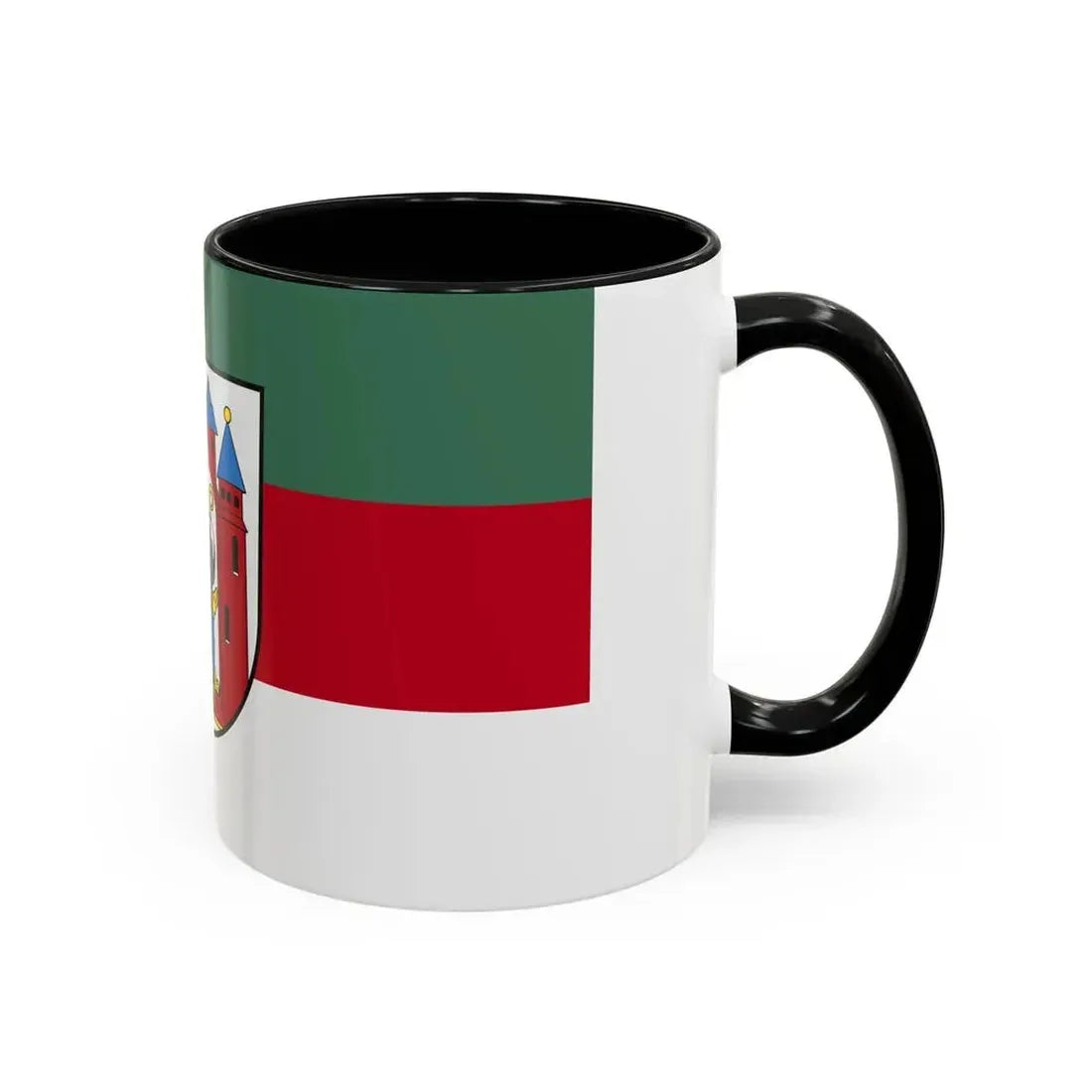 Flag of Aschaffenburg 2 Germany - Accent Coffee Mug - Go Mug Yourself