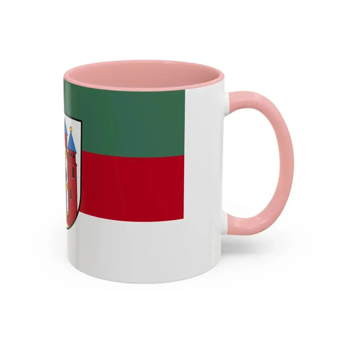 Flag of Aschaffenburg 2 Germany - Accent Coffee Mug - Go Mug Yourself