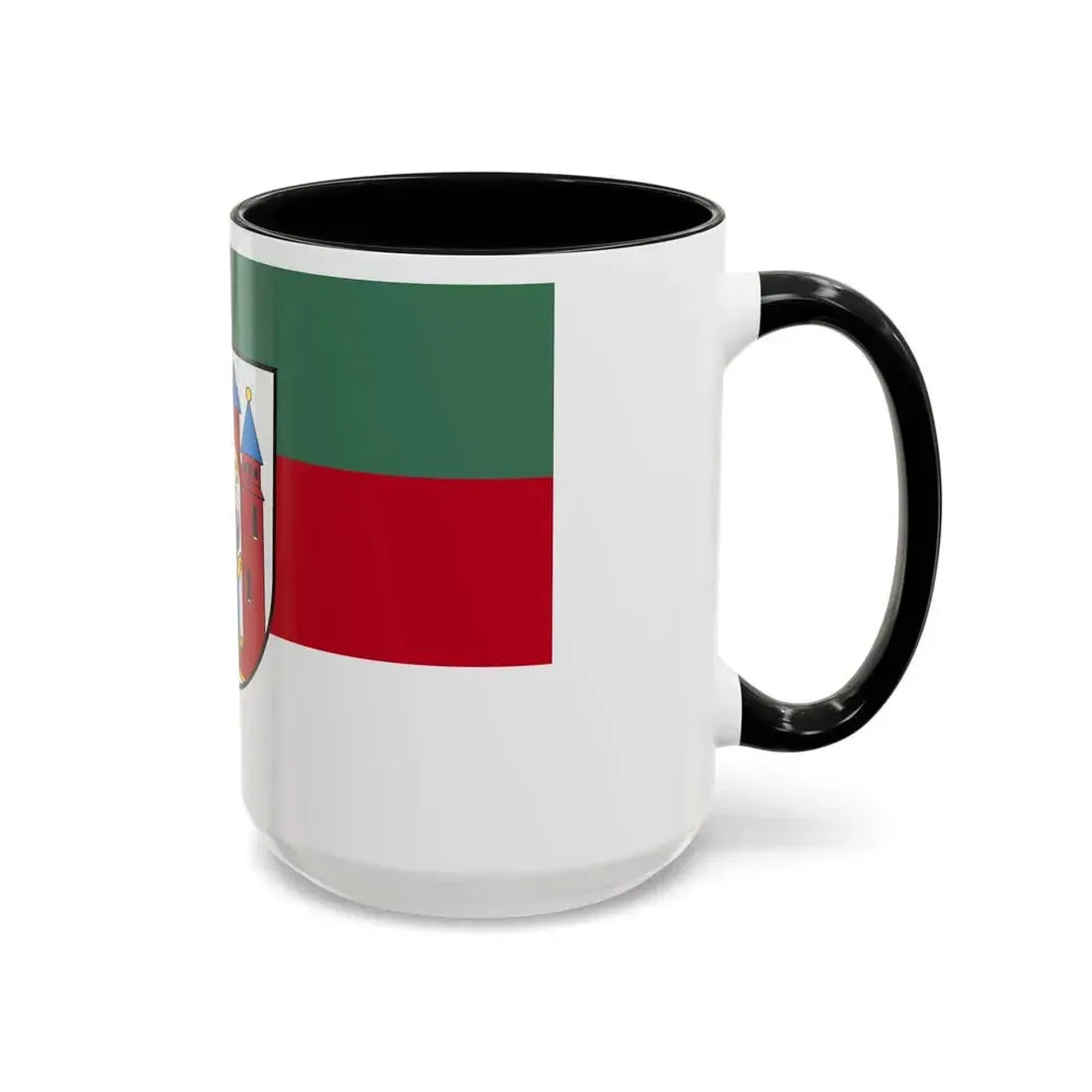 Flag of Aschaffenburg 2 Germany - Accent Coffee Mug - Go Mug Yourself