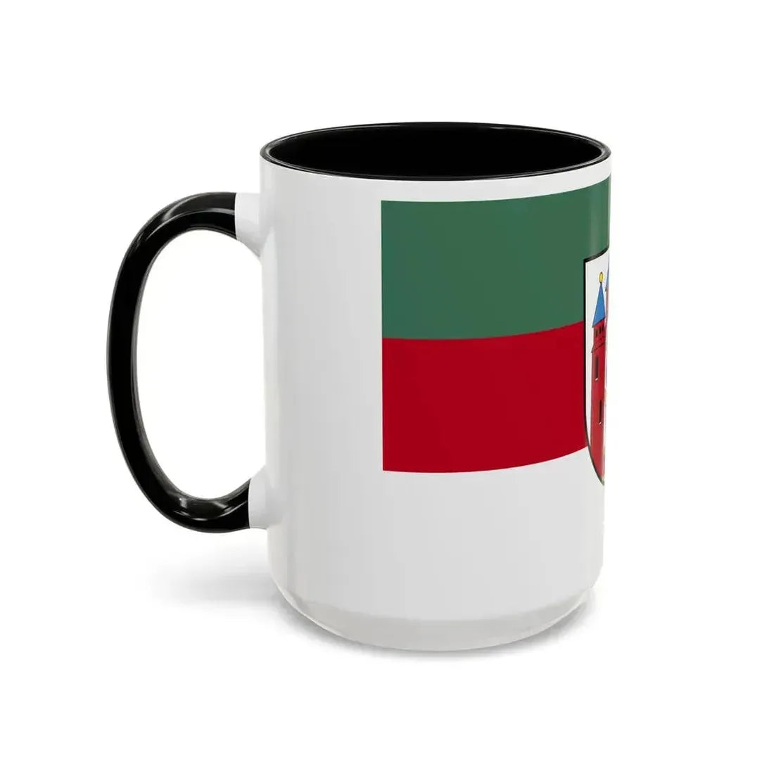 Flag of Aschaffenburg 2 Germany - Accent Coffee Mug - Go Mug Yourself