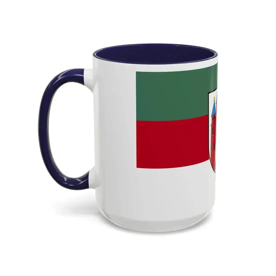 Flag of Aschaffenburg 2 Germany - Accent Coffee Mug - Go Mug Yourself