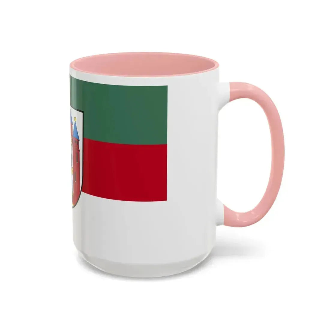 Flag of Aschaffenburg 2 Germany - Accent Coffee Mug - Go Mug Yourself