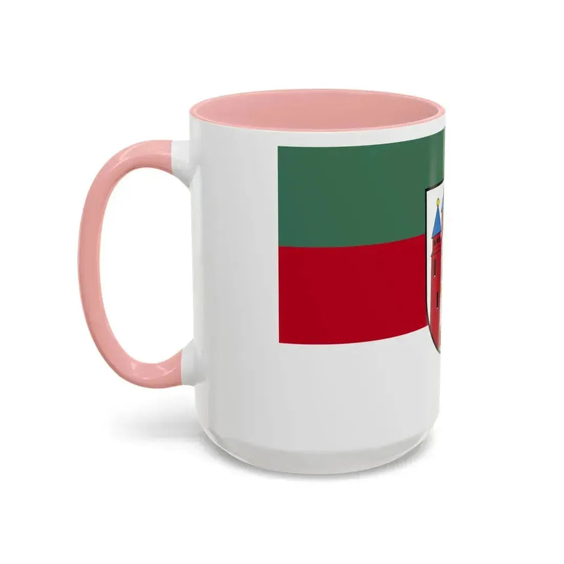 Flag of Aschaffenburg 2 Germany - Accent Coffee Mug - Go Mug Yourself