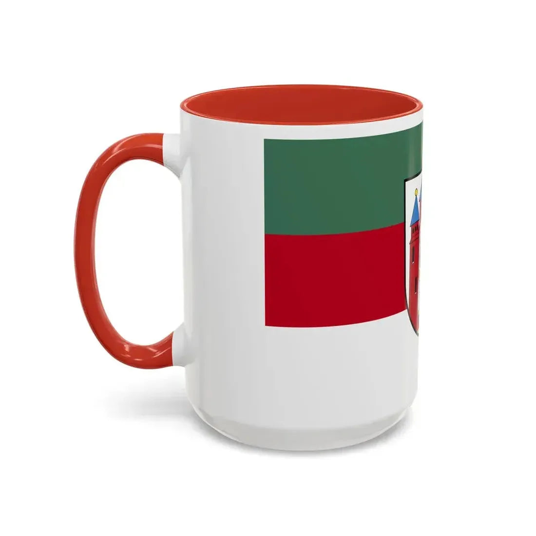 Flag of Aschaffenburg 2 Germany - Accent Coffee Mug - Go Mug Yourself