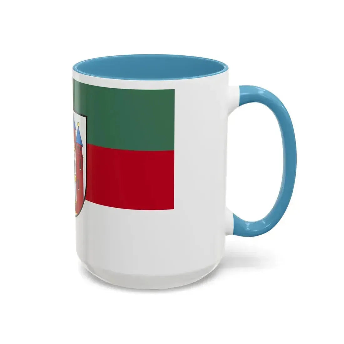 Flag of Aschaffenburg 2 Germany - Accent Coffee Mug - Go Mug Yourself