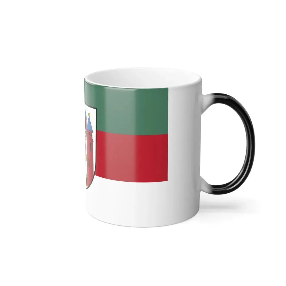 Flag of Aschaffenburg 2 Germany - Color Changing Coffee Mug - Go Mug Yourself