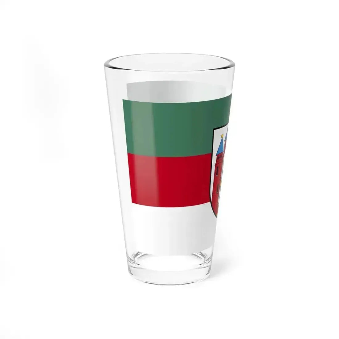 Flag of Aschaffenburg 2 Germany - Pint Glass 16oz - Go Mug Yourself