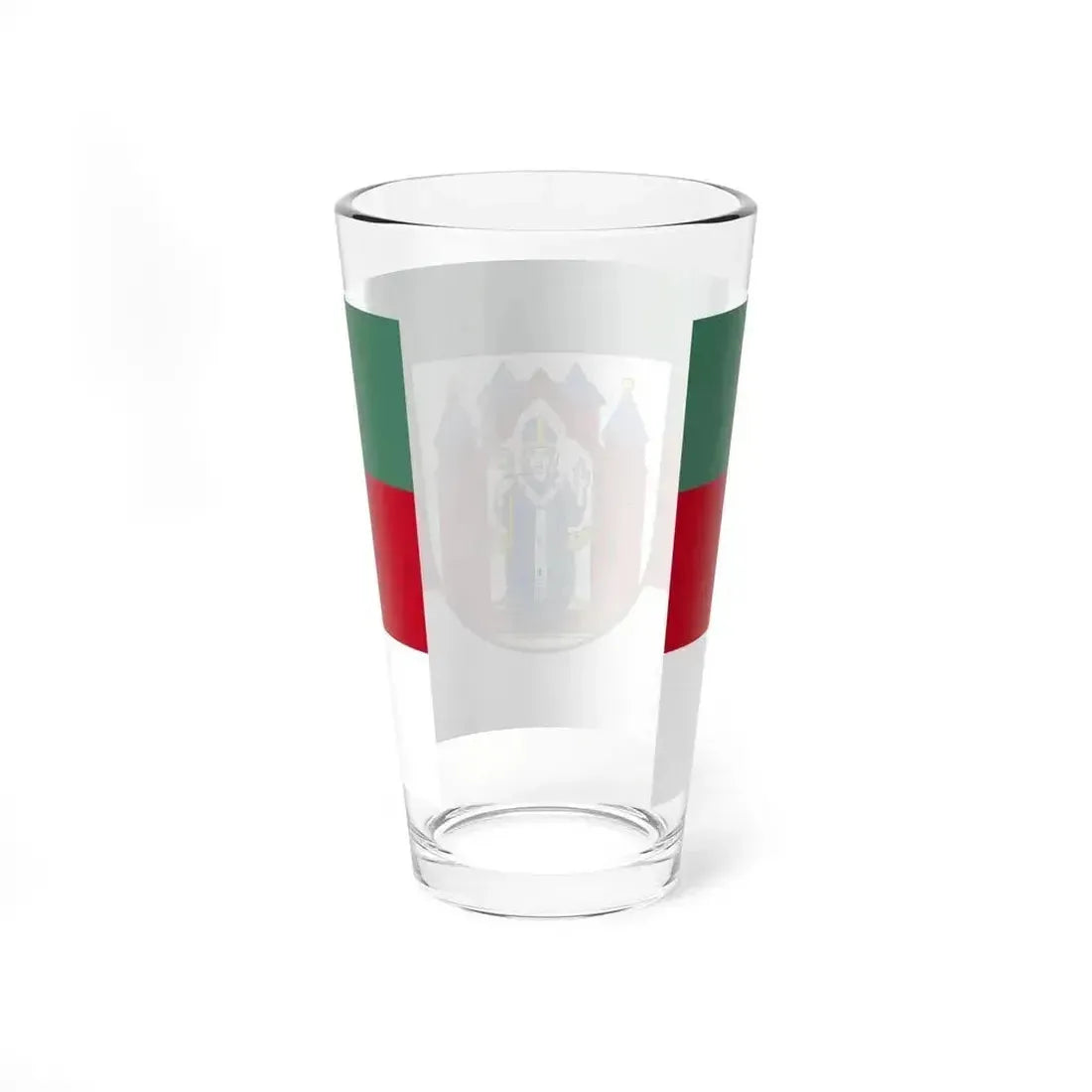 Flag of Aschaffenburg 2 Germany - Pint Glass 16oz - Go Mug Yourself