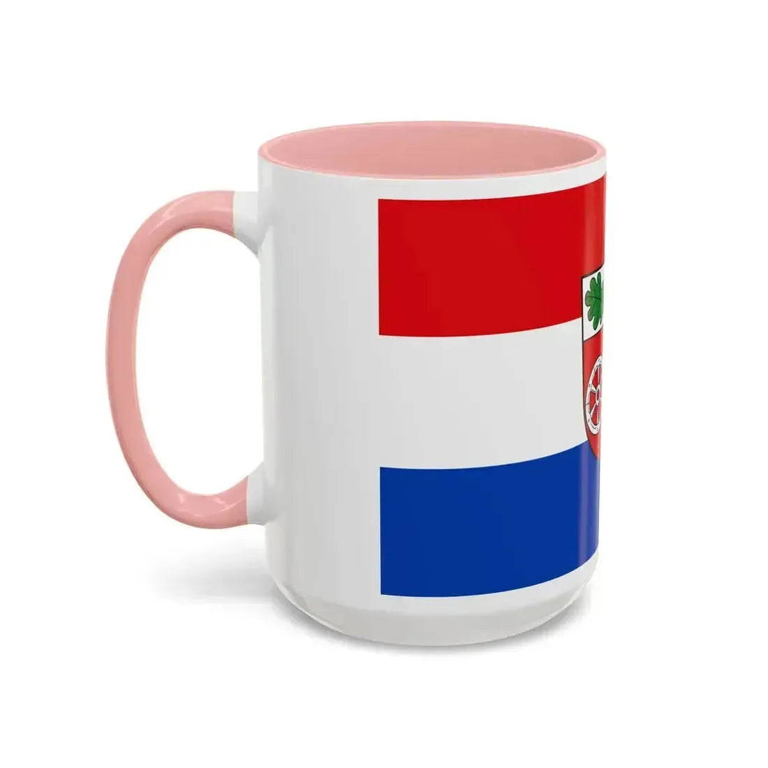 Flag of Aschaffenburg Germany - Accent Coffee Mug - Go Mug Yourself