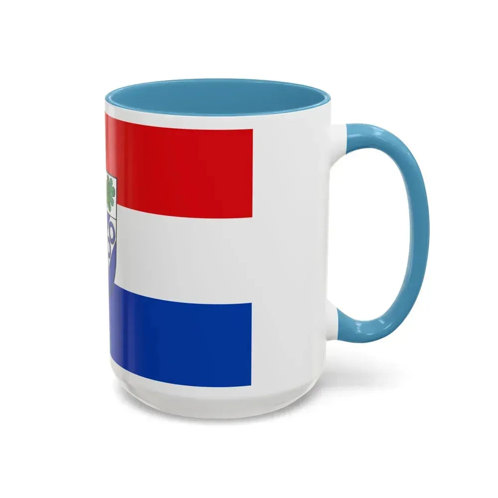 Flag of Aschaffenburg Germany - Accent Coffee Mug - Go Mug Yourself